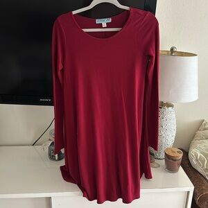 Maroon dress